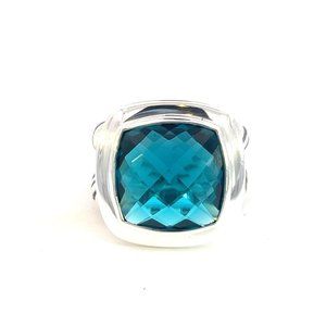 David Yurman Blue Silver Ring